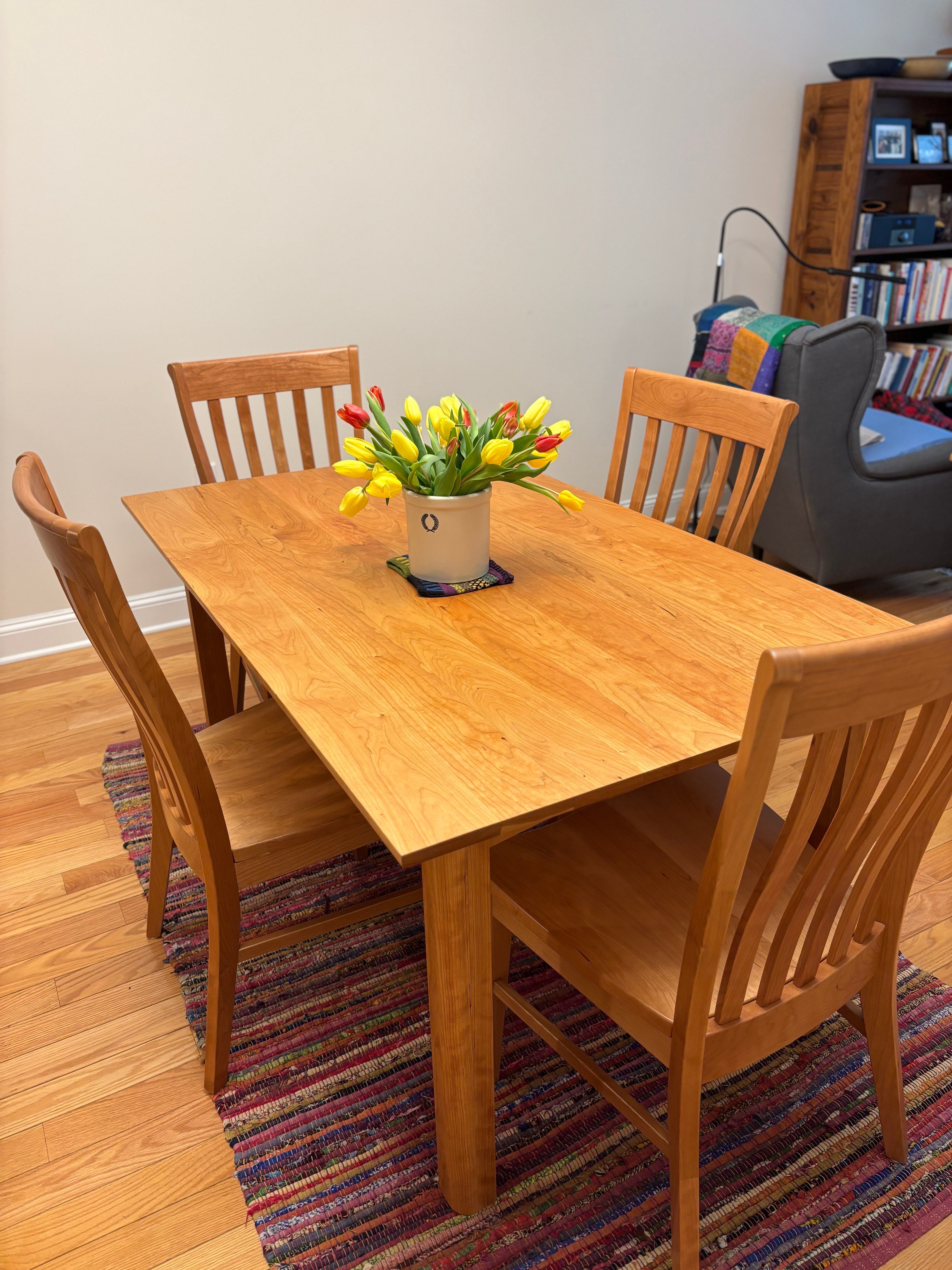 Heartwood Shaker Dining Table & Country Shaker Chair