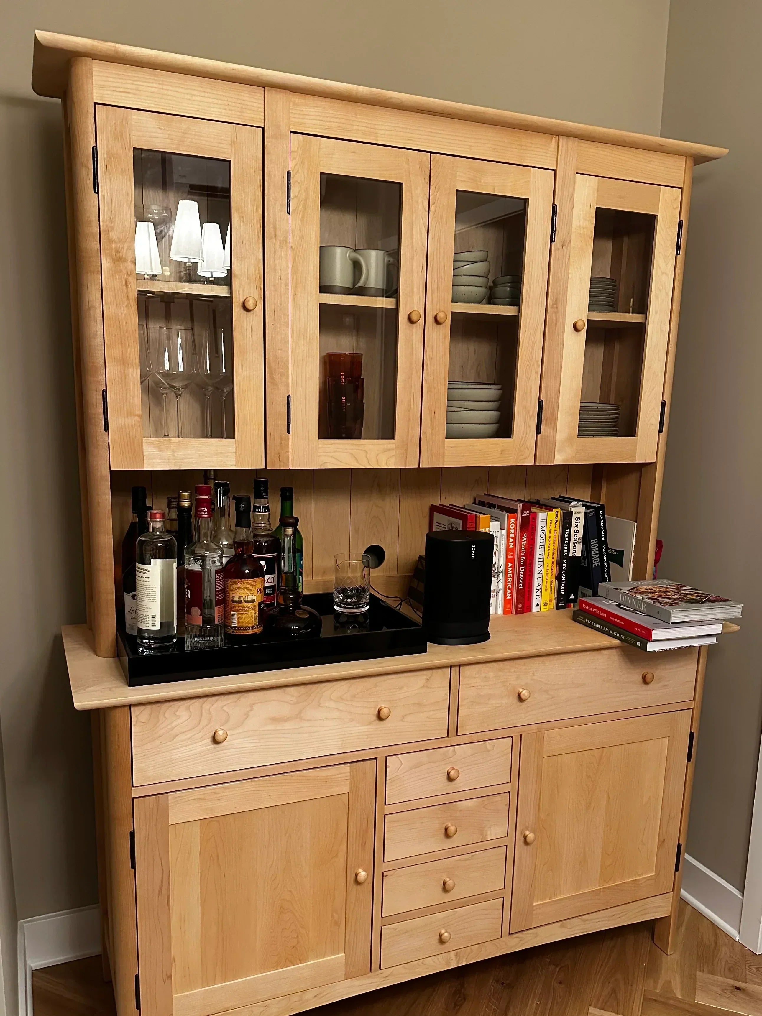 Modern Shaker Large Buffet & Hutch