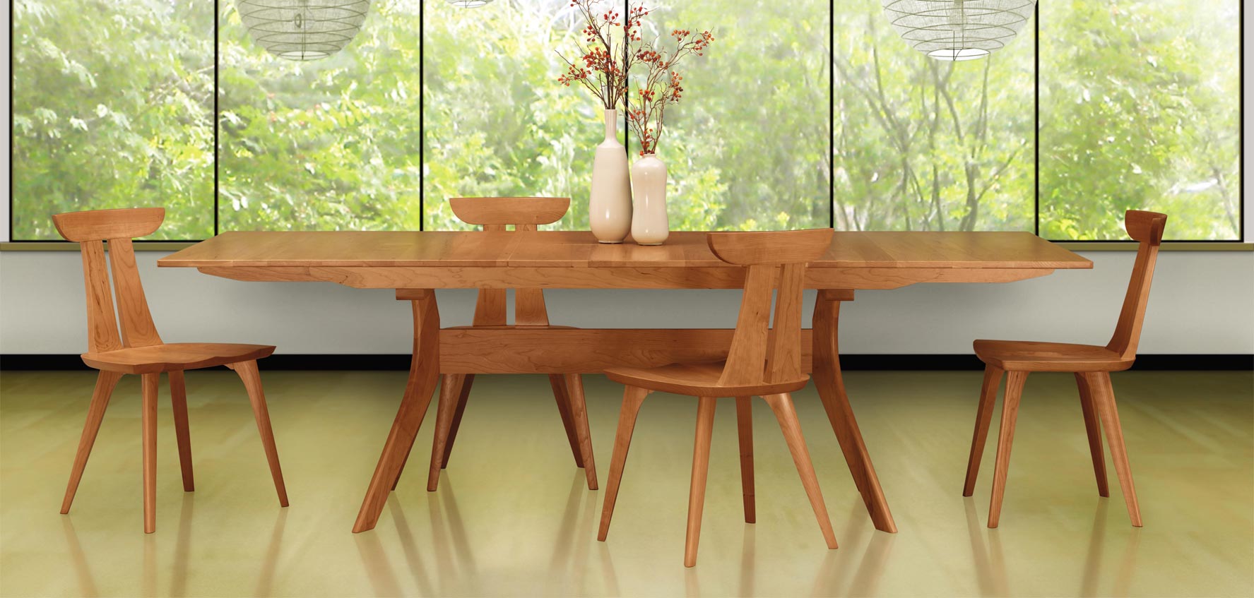 Mid Century Modern Dining Tables Vermont Woods Studios