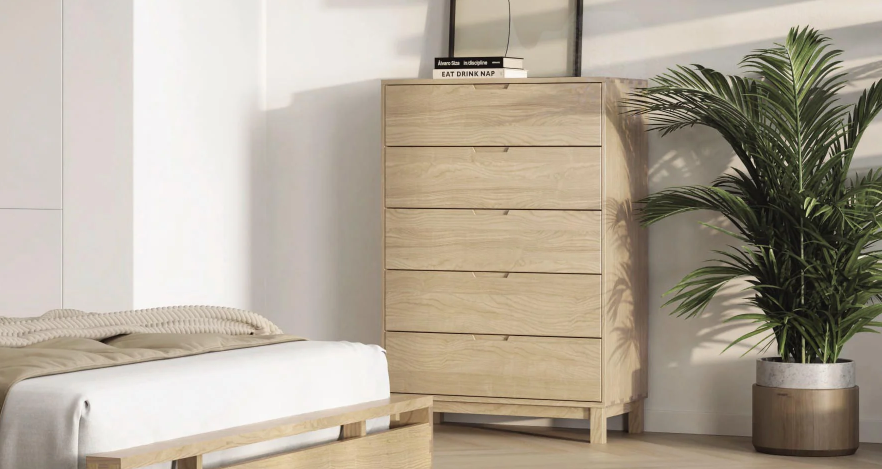 5-Drawer Solid Wood Dressers & Chests