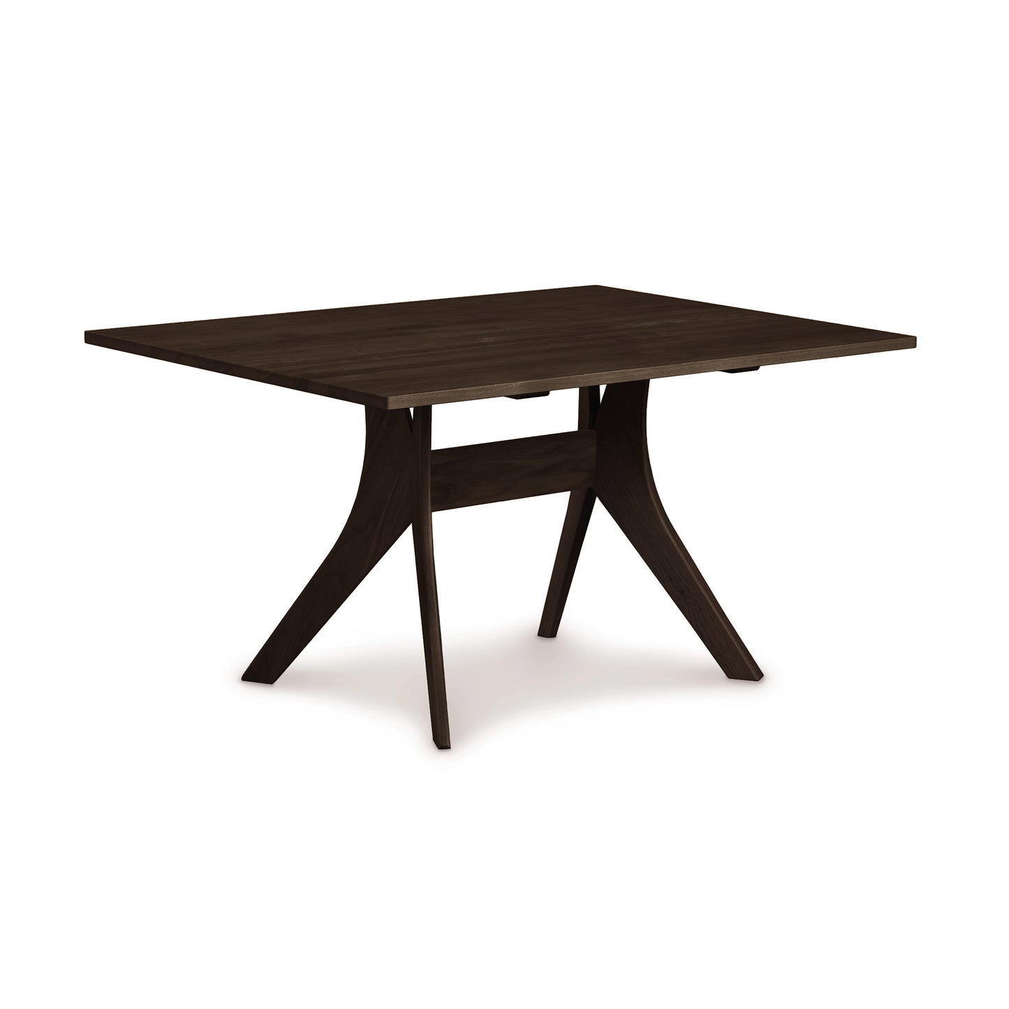 Audrey Solid Top Dining Table by Copeland Furniture, showcasing angled legs and minimalist modern design.