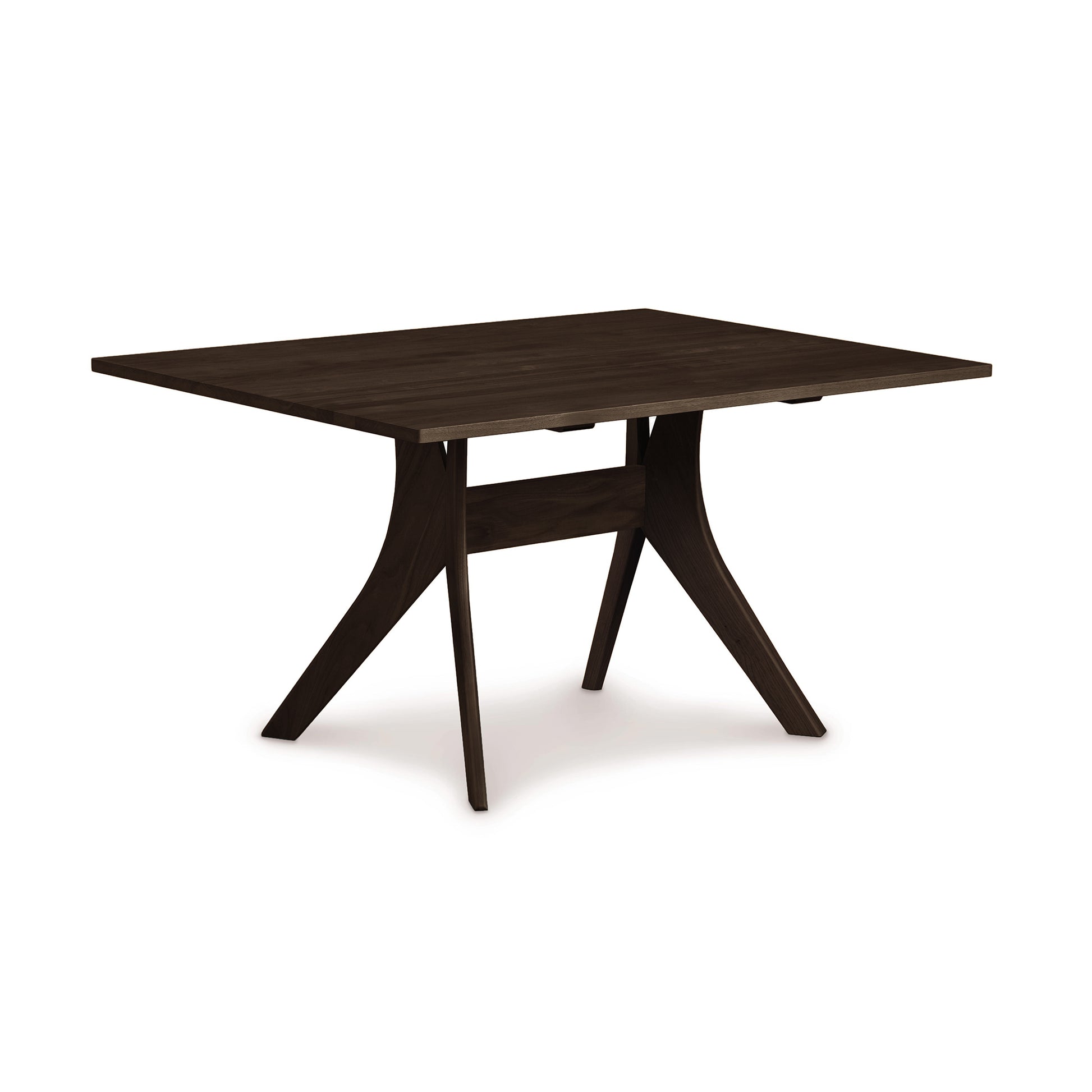 Audrey Solid Top Dining Table by Copeland Furniture, showcasing angled legs and minimalist modern design.