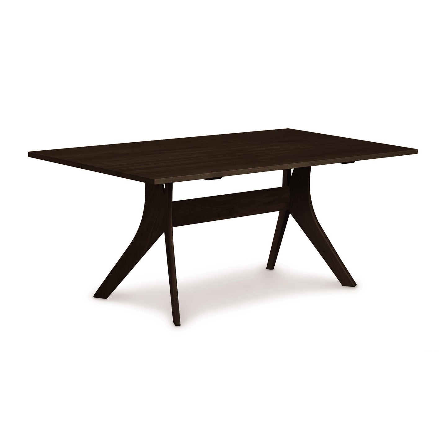 Audrey Solid Top Dining Table by Copeland Furniture, crafted from hardwood with angled legs and a minimalist design.