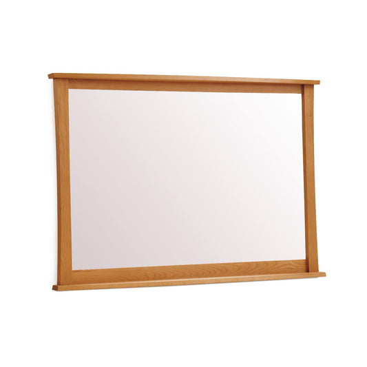 Berkeley Wall Mirror by Copeland Furniture with a solid walnut frame, highlighting its modern craftsmanship and natural wood detail.