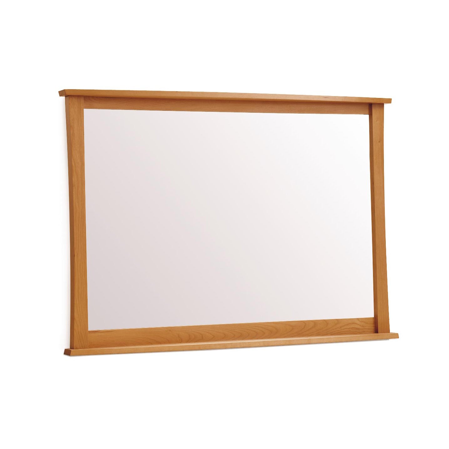 Berkeley Wall Mirror by Copeland Furniture with a sleek, light natural solid wood frame, showcasing fine craftsmanship and contemporary design.