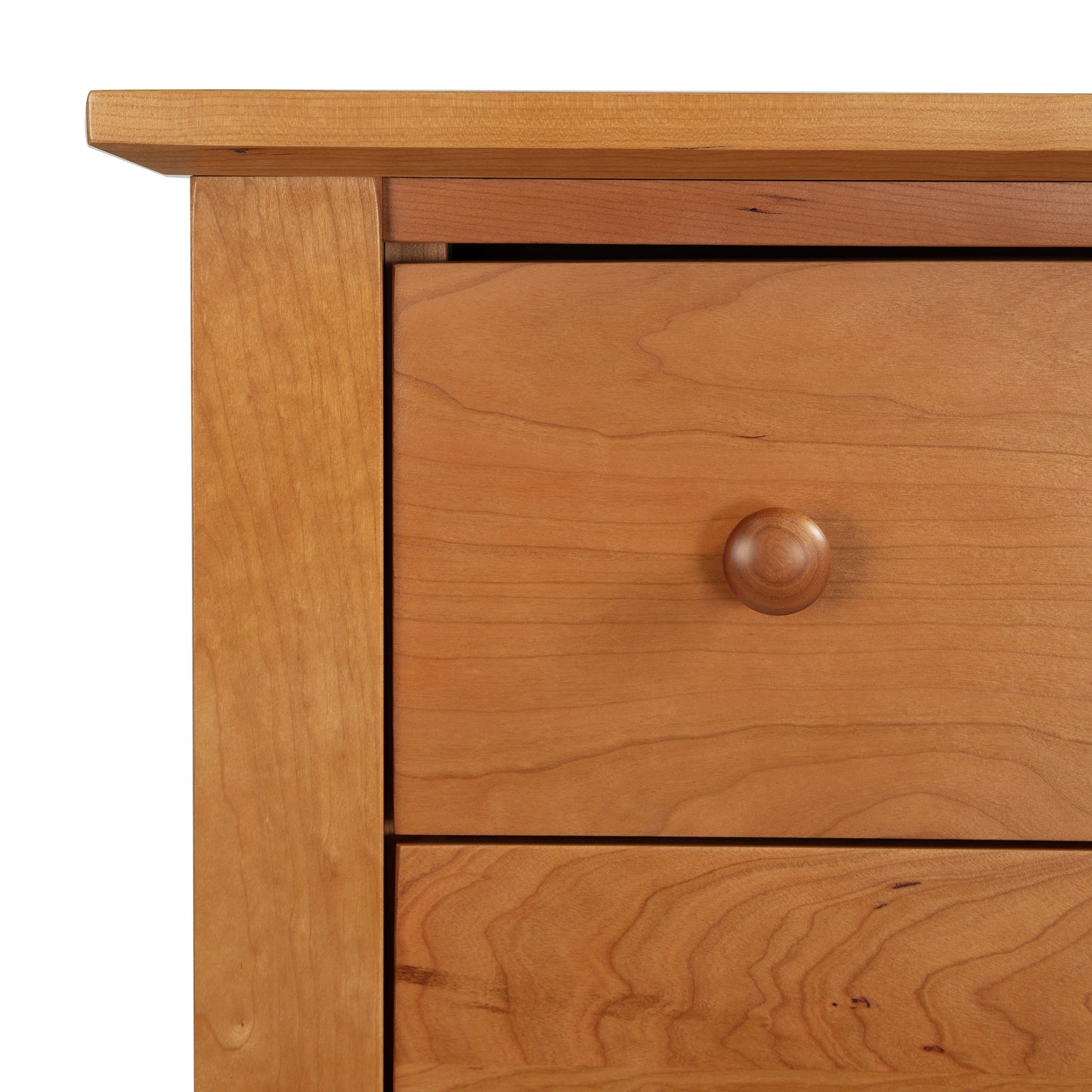 A high-quality, contemporary spin on the Bow Front 6-Drawer Dresser by Lyndon Furniture featuring a double dresser.