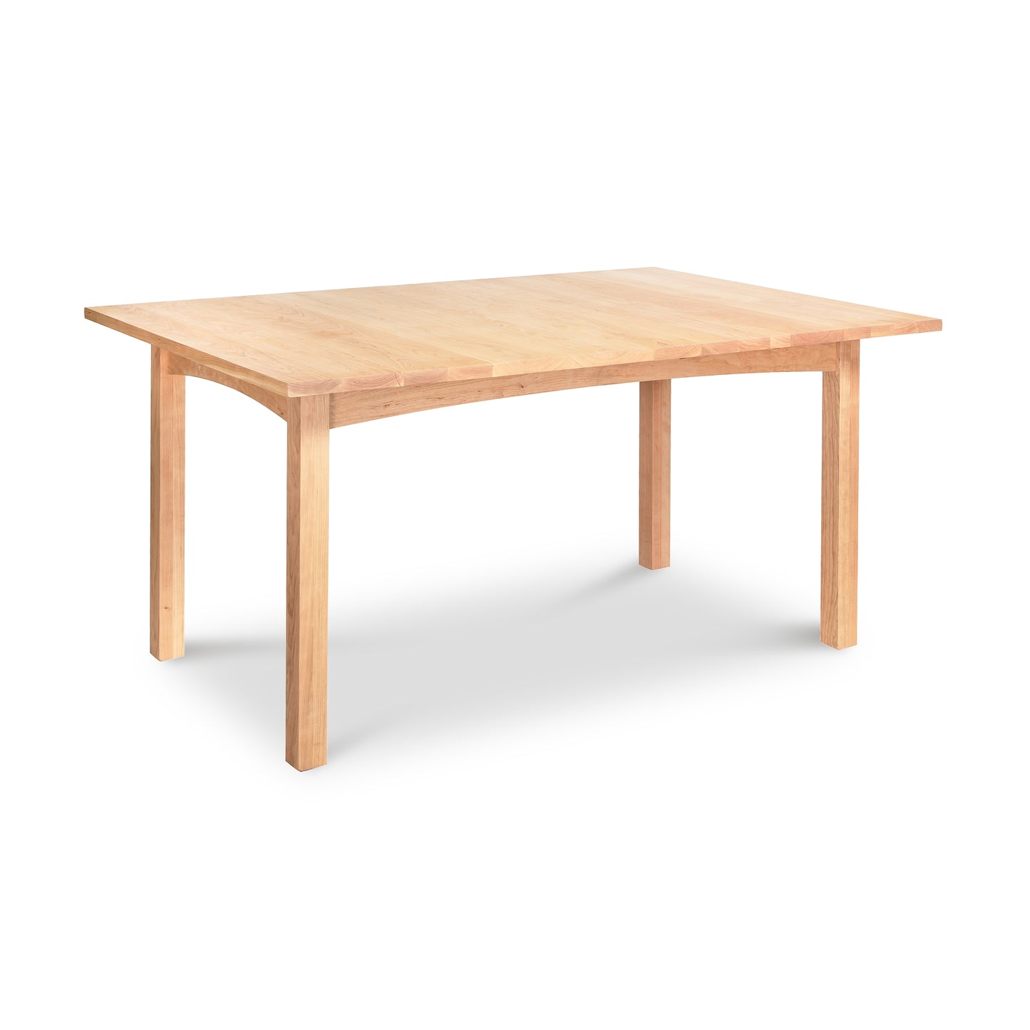Burlington Shaker Solid Top Dining Table by Vermont Furniture Designs, crafted in solid wood with an eco-friendly oil finish.