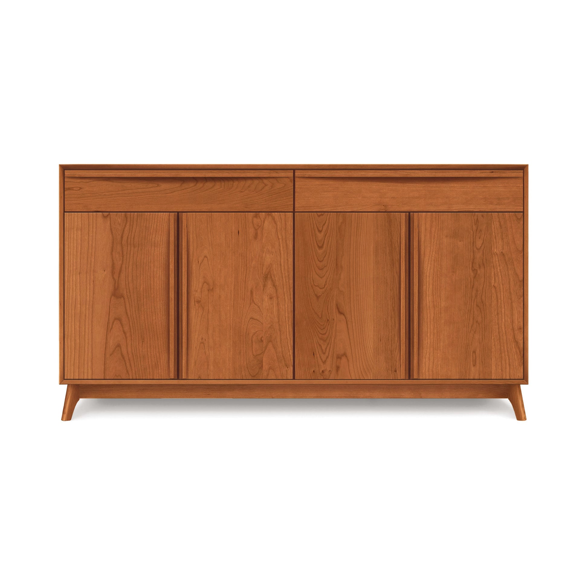 Copeland Furniture Catalina 2-Drawer, 4-Door Buffet featuring handcrafted solid wood construction and a sleek, minimalist design.
