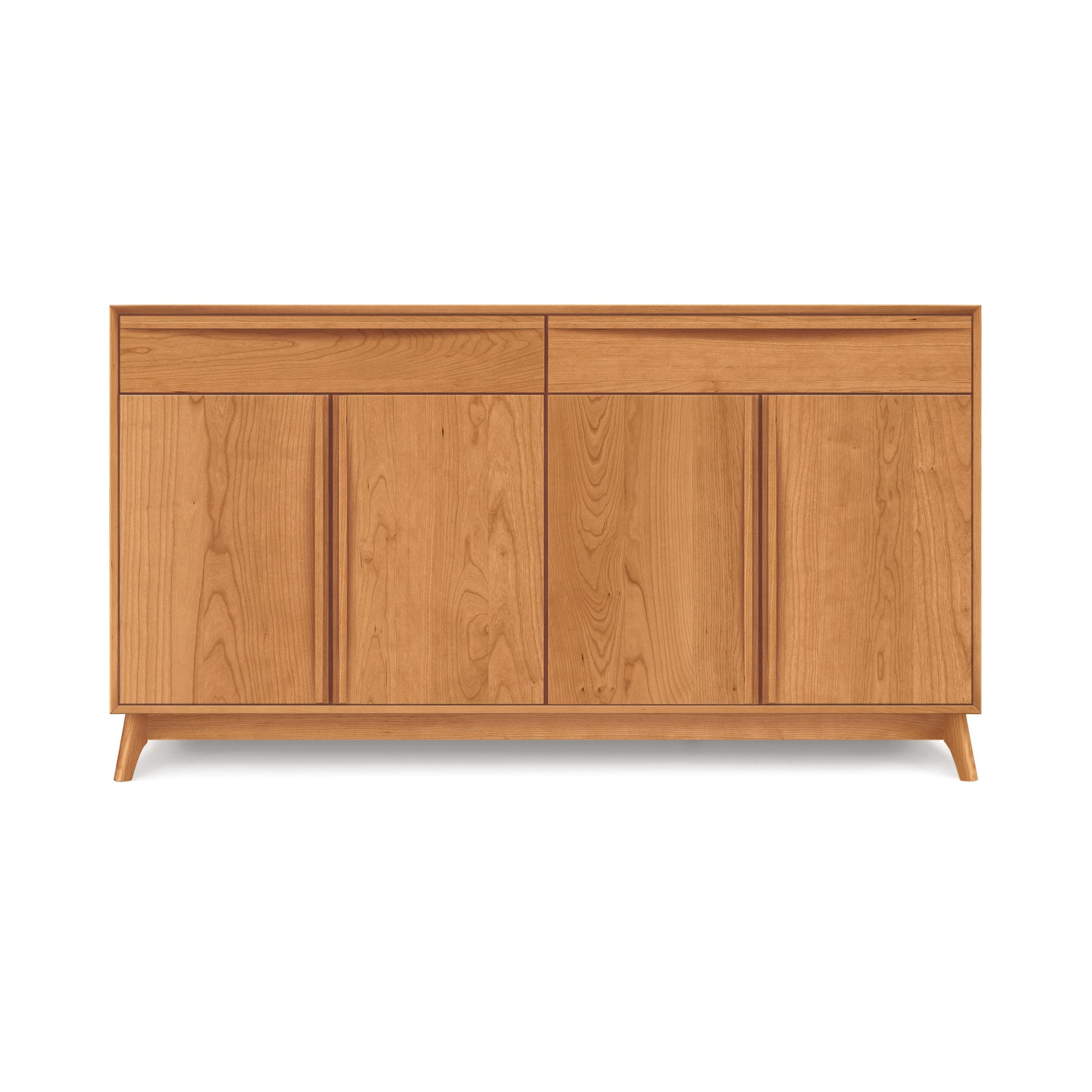 Copeland Catalina 2-Drawer, 4-Door Buffet made of solid wood, showcasing Vermont craftsmanship and modern design.