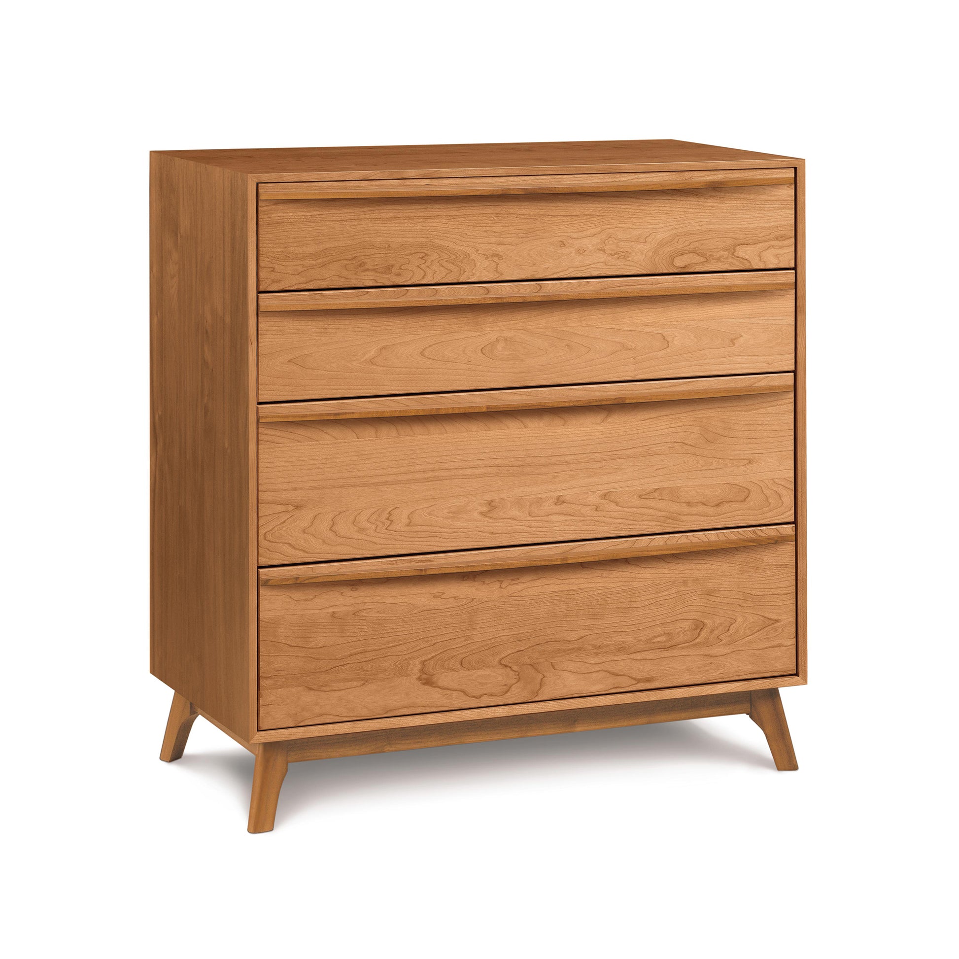 Catalina 4-Drawer Chest by Copeland Furniture, crafted from sustainable wood, showcasing a modern and minimalist design.