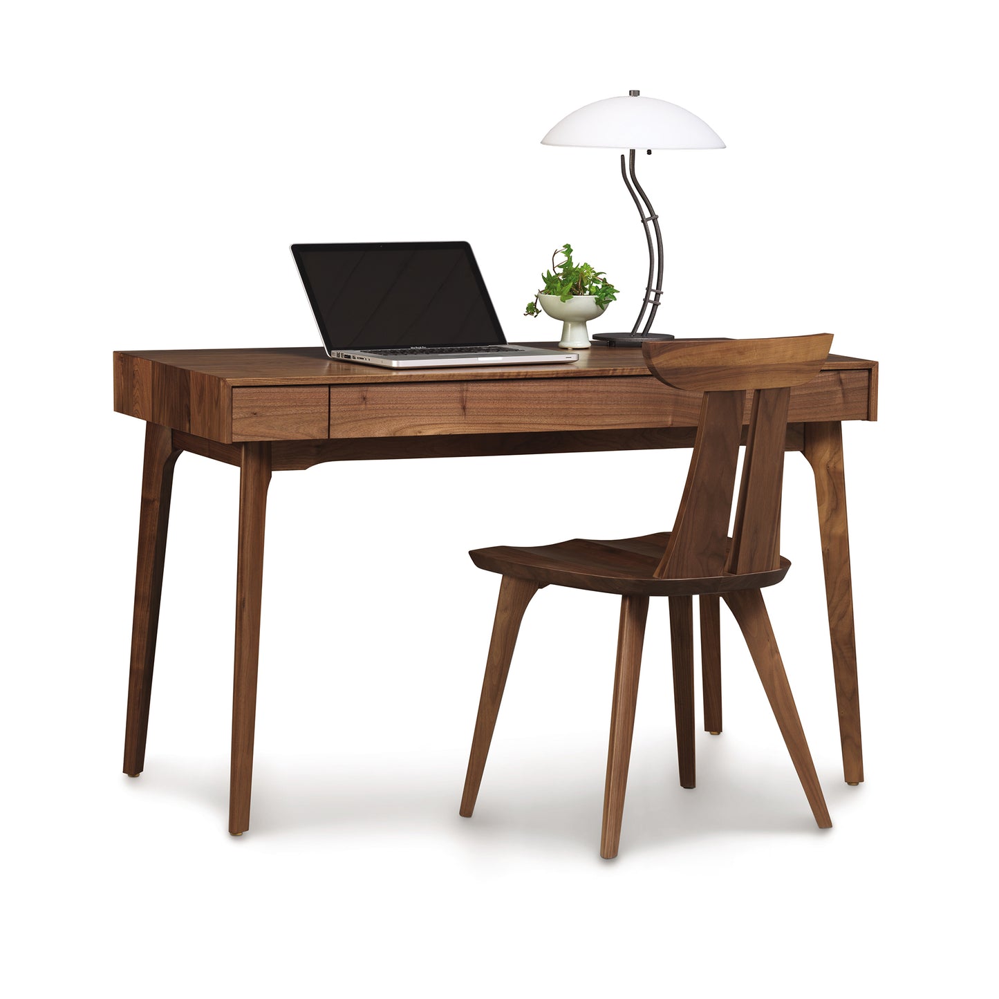 Catalina Desk by Copeland Furniture showcasing a sleek, minimalist design; handmade in Vermont.