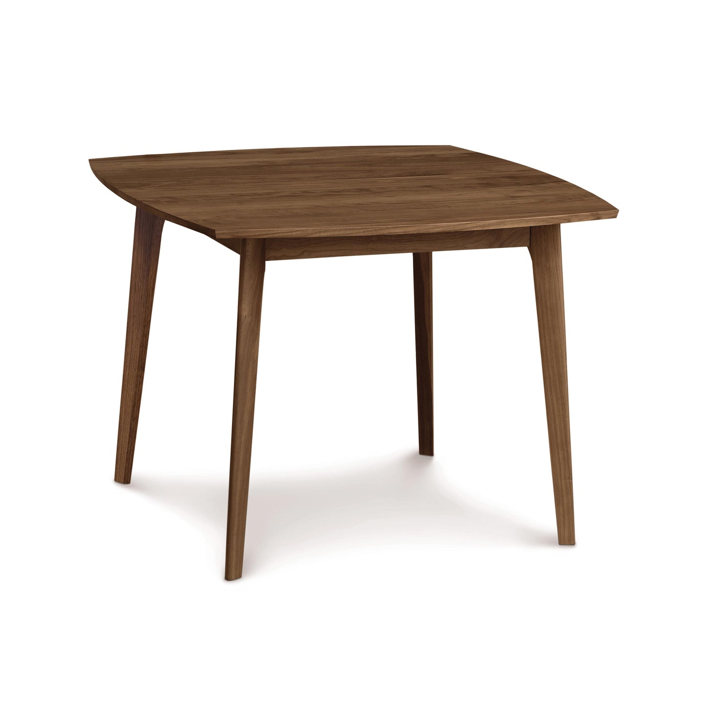 Catalina Solid-Top Table by Copeland Furniture, handcrafted from sustainably sourced hardwood with four legs and a gracefully curved rectangular top.