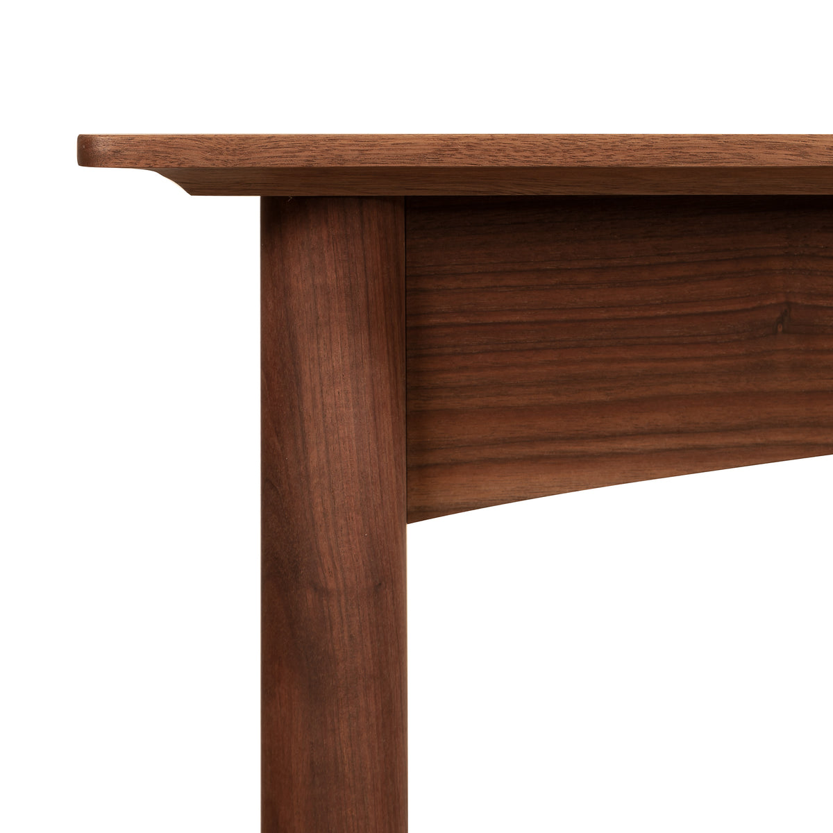 Cherry Moon Coffee Table by Maple Corner Woodworks, featuring handcrafted Arts & Crafts design and distinctive cherry wood grain.