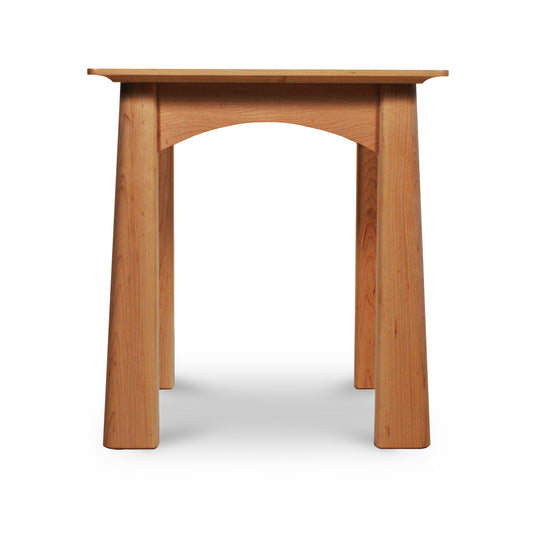 Cherry Moon End Table from Maple Corner Woodworks featuring a minimalist design and constructed with sustainably harvested hardwood legs.