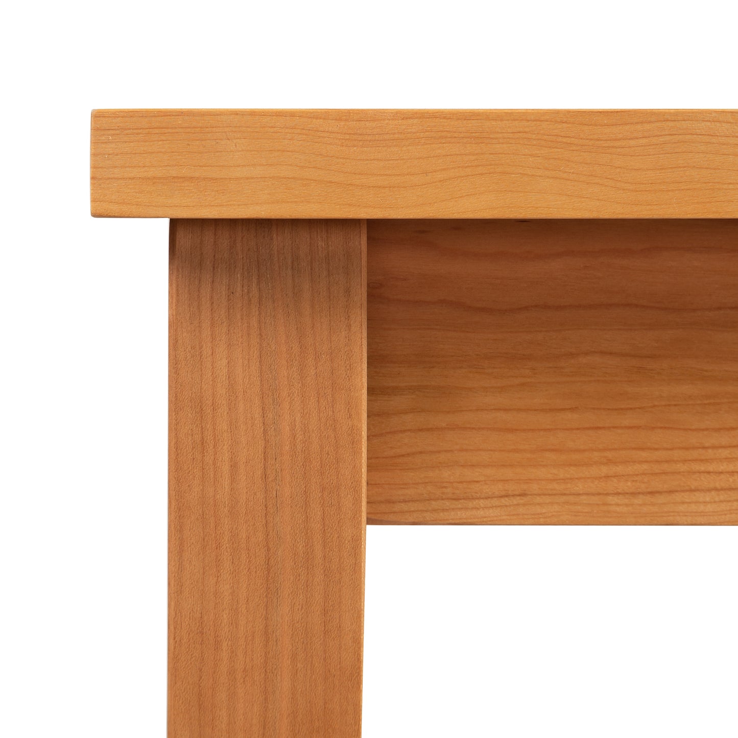 Classic Shaker Bench by Lyndon Furniture featuring a solid wood top, sturdy legs, and a light natural finish.