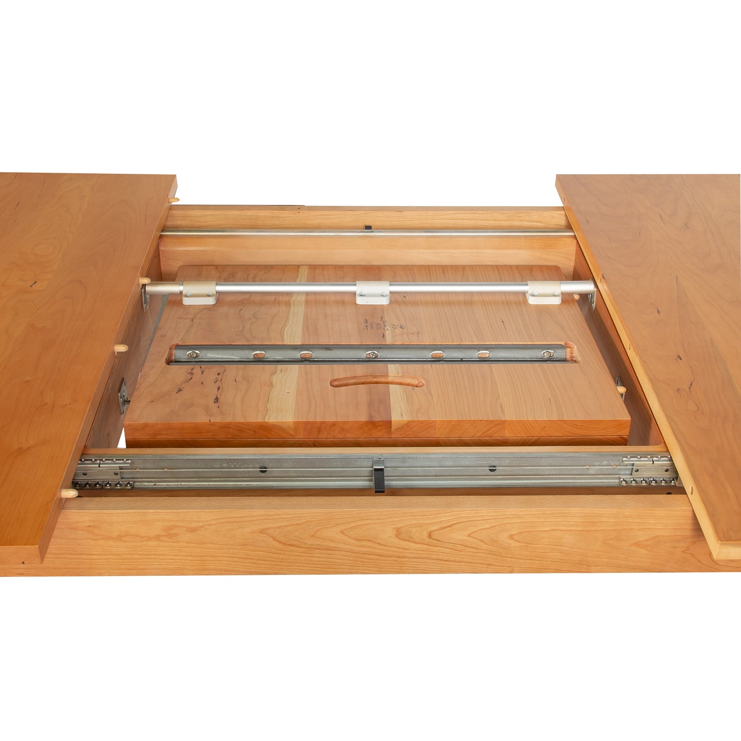 Lyndon Furniture Classic Shaker Butterfly Extension Table with solid wood construction and a seamless butterfly leaf for easy expansion.