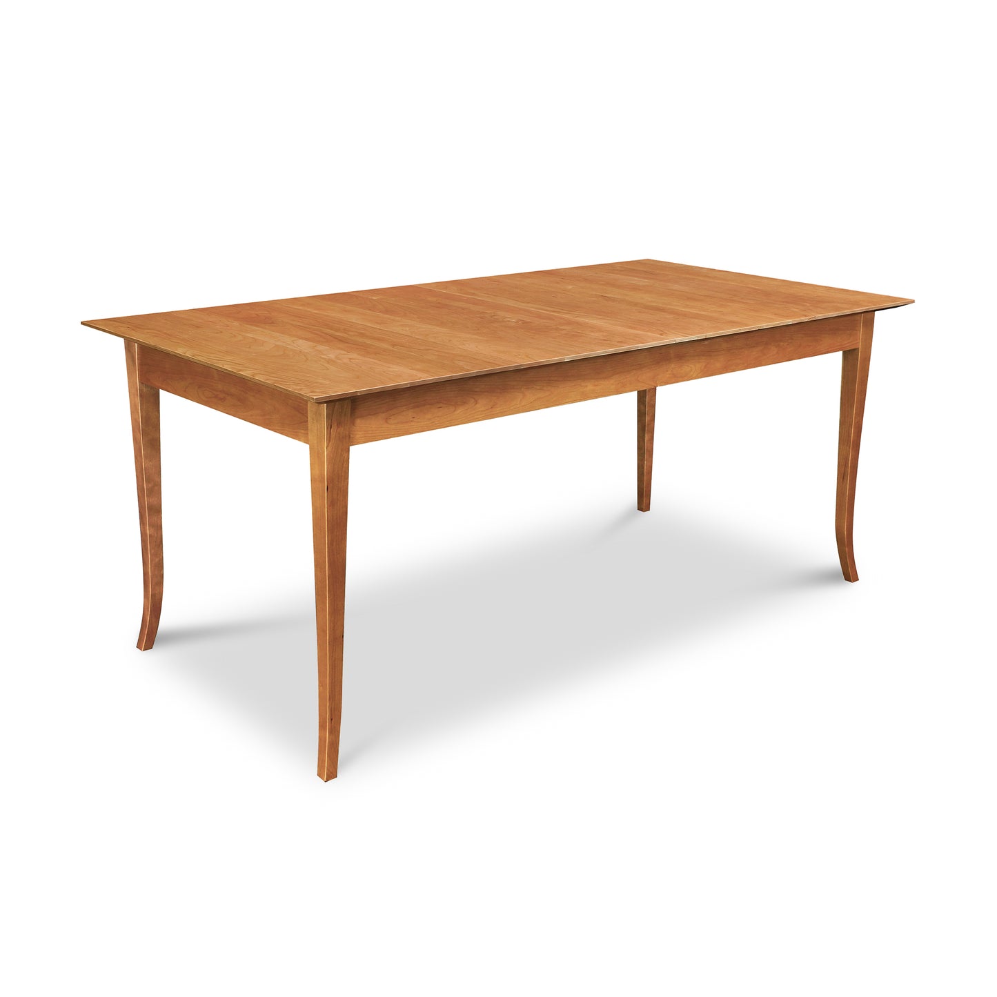 Lyndon Furniture Classic Shaker Flare Leg Butterfly Extension Table crafted from solid wood with elegant flared legs.