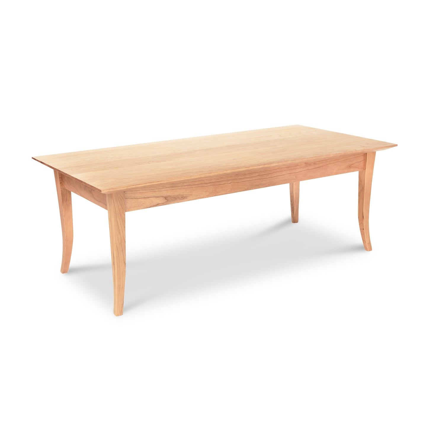 Lyndon Furniture Classic Shaker Flare Leg Coffee Table featuring refined craftsmanship and elegant design, highlighting the table’s smooth finish and distinctive flared legs.