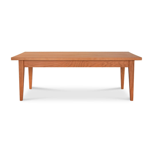 Classic Shaker Coffee Table by Lyndon Furniture, showcasing a rectangular top and four straight legs in a timeless, minimalist design.