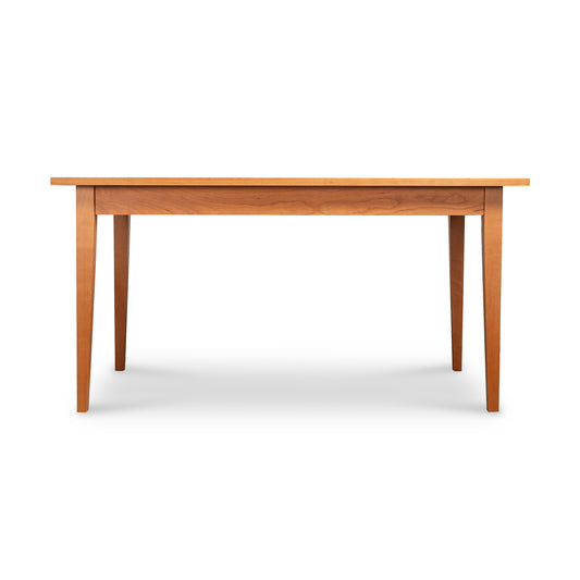 Lyndon Furniture Classic Shaker Solid Top Dining Table with four sturdy legs and handcrafted solid wood construction, American made.