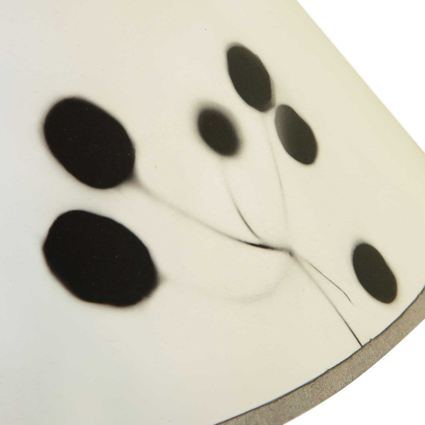 Rock River Studio Dance of Life Table Lamp featuring a handcrafted black abstract design with round shapes and slender lines, showcasing fine American craftsmanship.