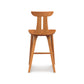 A mid-century modern Estelle Counter Stool by Copeland Furniture with a contoured seat and backrest, set against a white background.