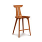 A Copeland Furniture Estelle Counter Stool with a solid seat and backrest, isolated on a white background.