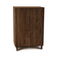 A solid hardwoods Copeland Furniture Exeter Bar Cabinet with two doors, set against a white background.