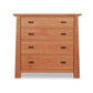 A Gamble 4-Drawer Chest by Maple Corner Woodworks with a simple design, featuring horizontal pull handles on each drawer. The dresser is photographed against a white background.