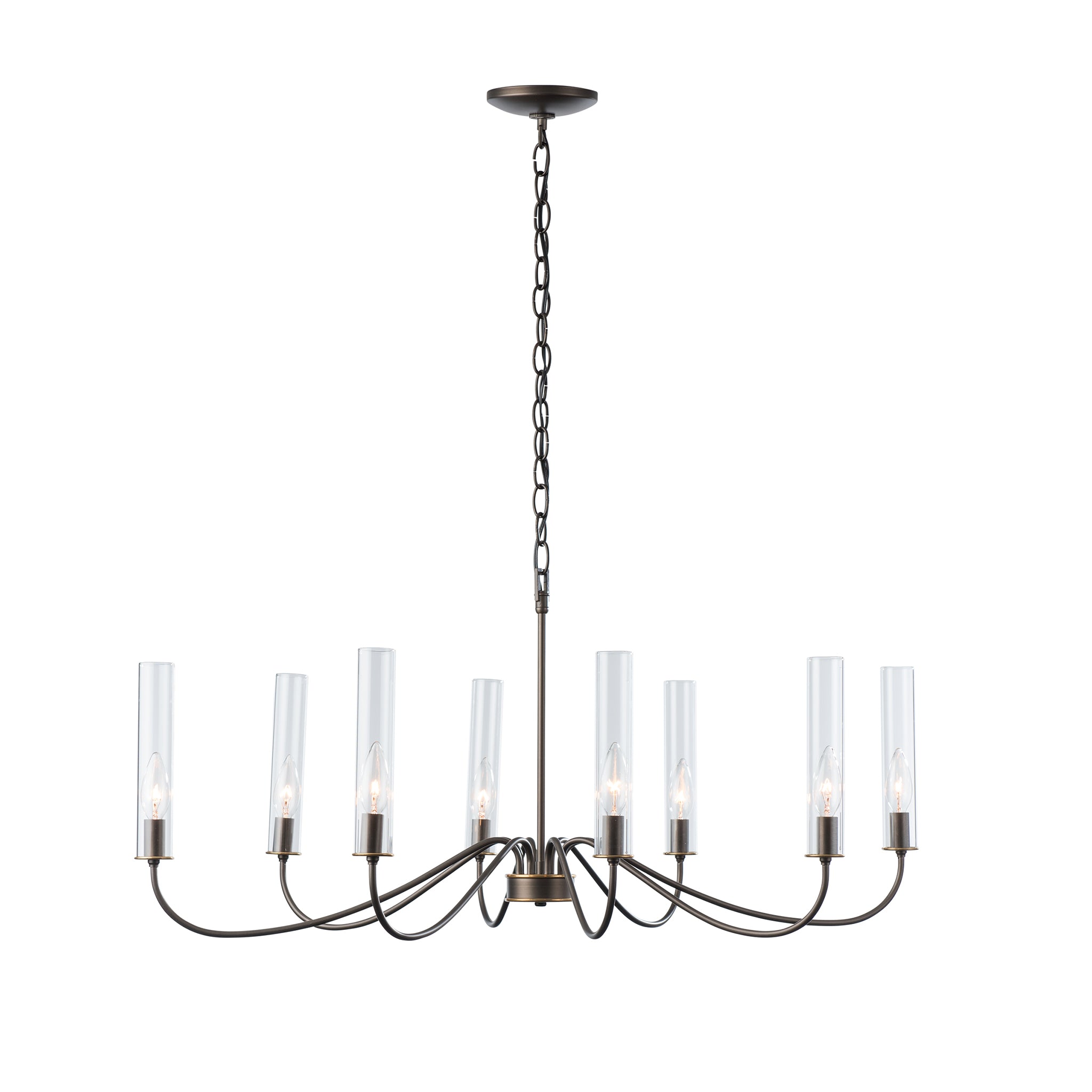 Grace 8-Arm Chandelier by Hubbardton Forge | Vermont Woods Studios