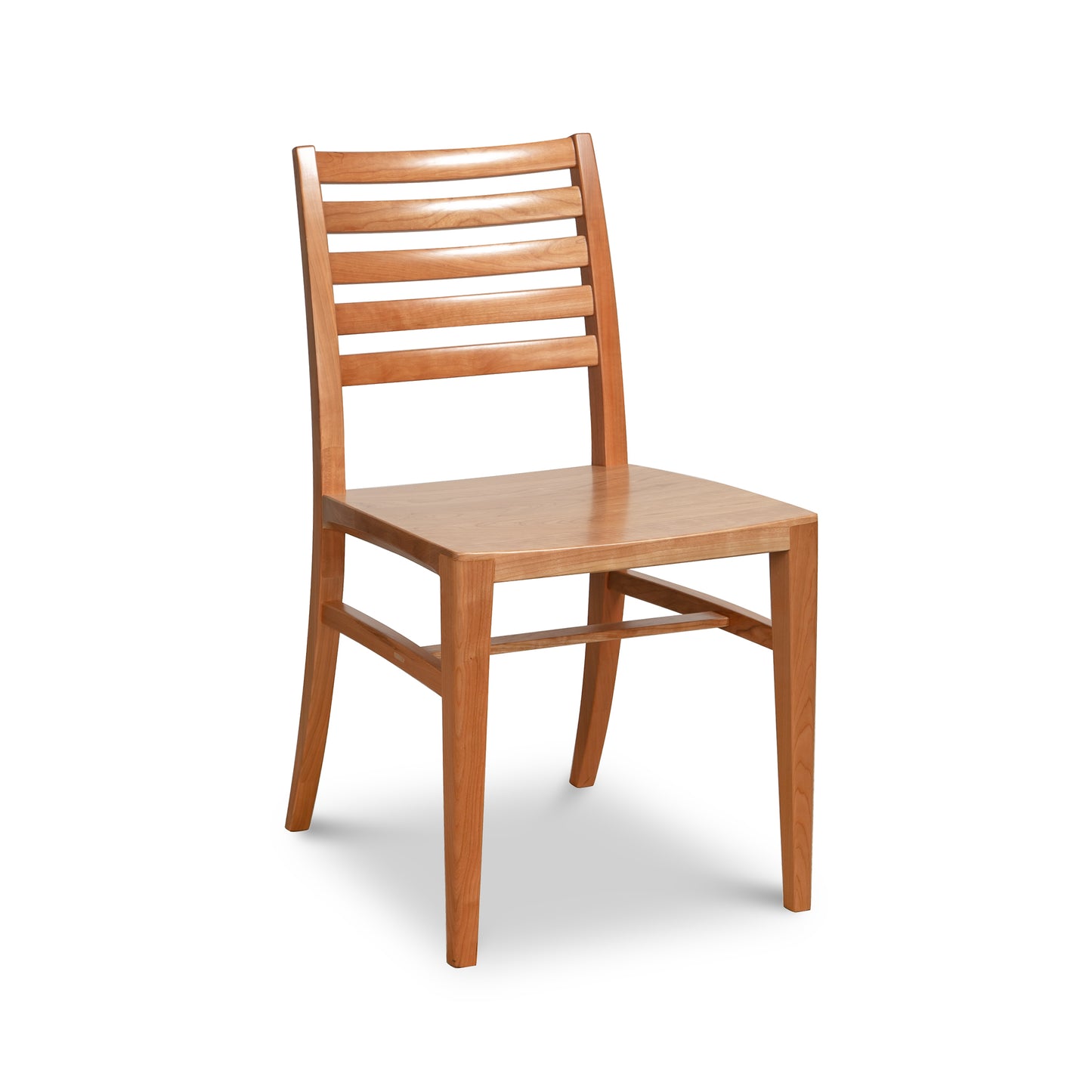 Grafton Chair by Vermont Woods Studios in natural cherry with a slatted backrest, highlighting premium American craftsmanship.