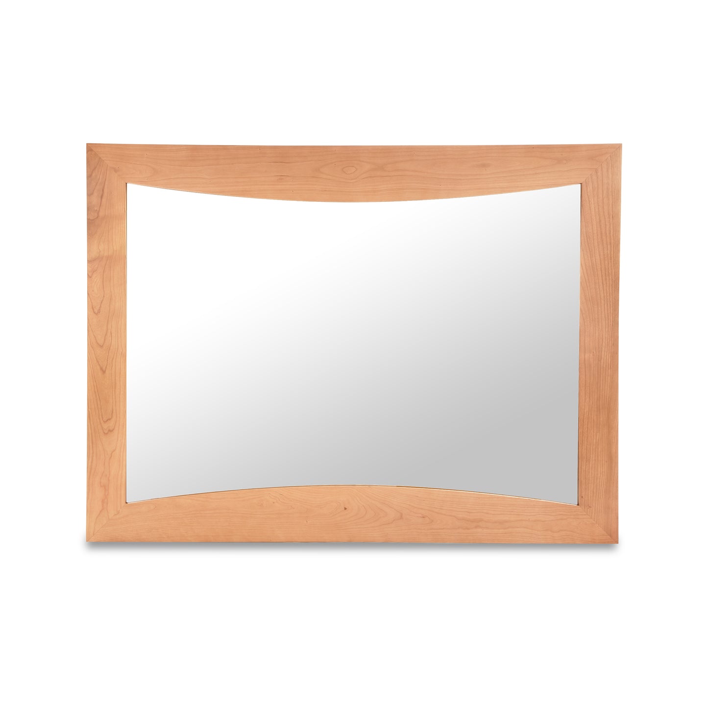 Green Mountain Mirror by Lyndon Furniture with an arched, rectangular hardwood frame featuring classic New England details and expert craftsmanship.