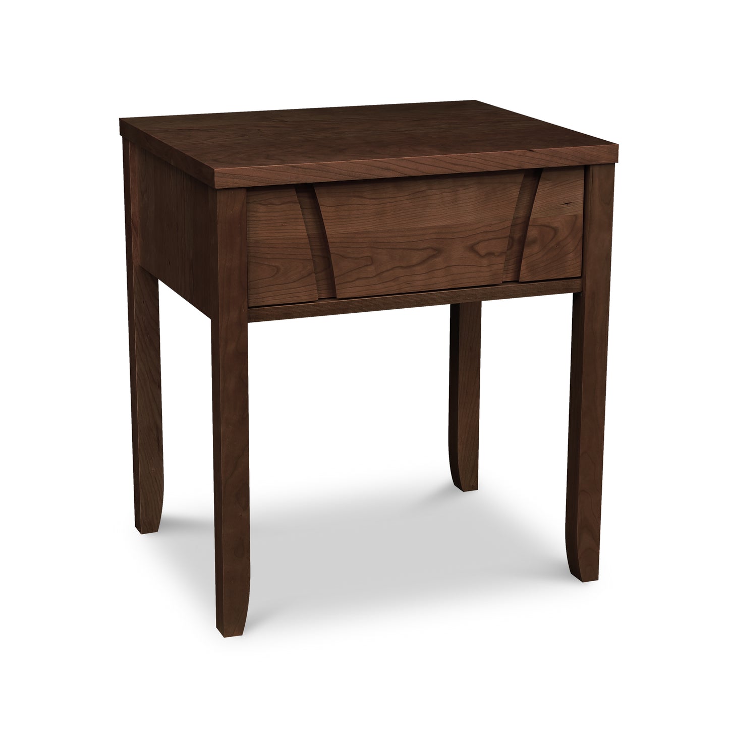 Lyndon Furniture Holland 1-Drawer Nightstand crafted from solid hardwood with a sleek, modern design and clean lines.