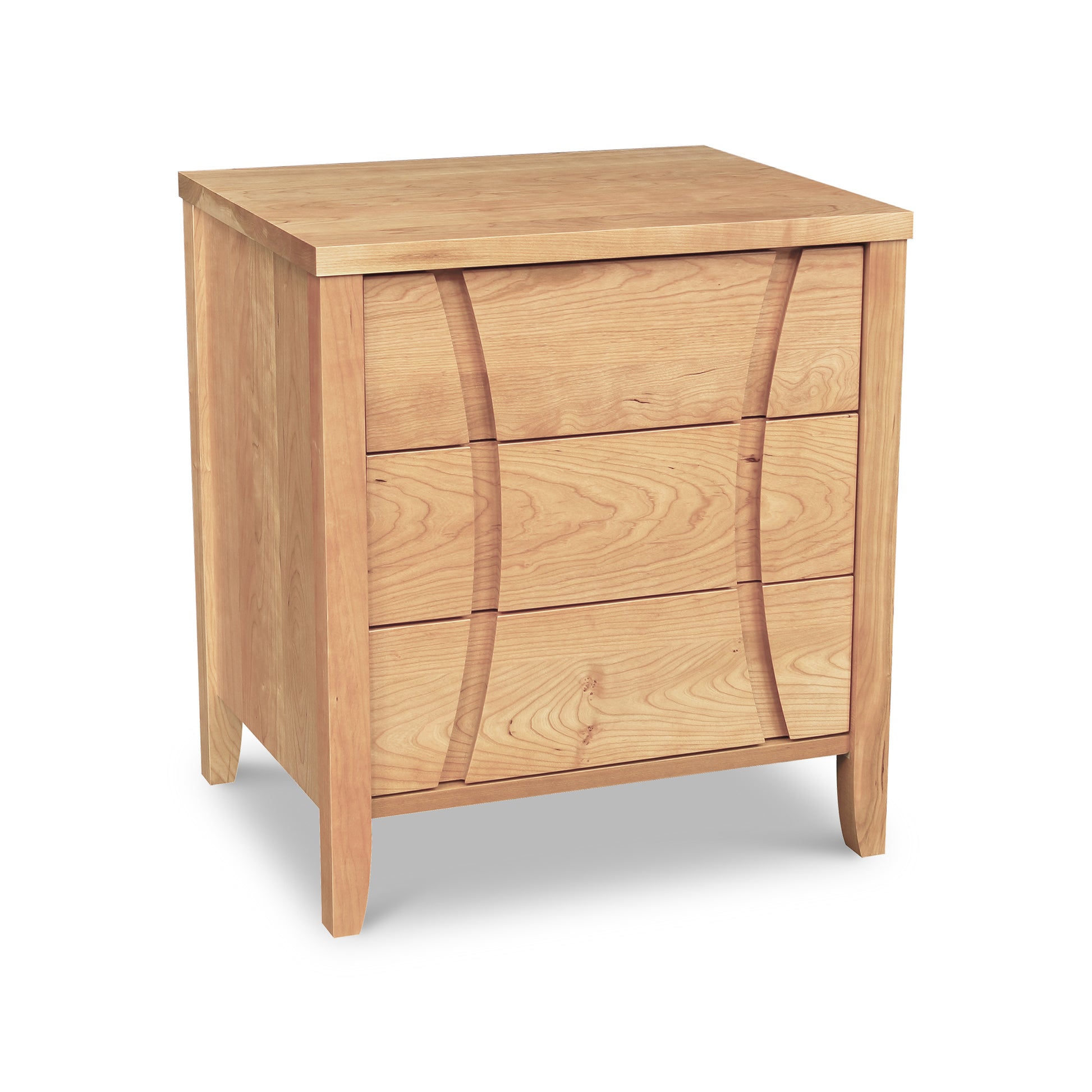 Lyndon Furniture Holland 3-Drawer Nightstand made from sustainable wood, highlighting its modern design and quality craftsmanship.