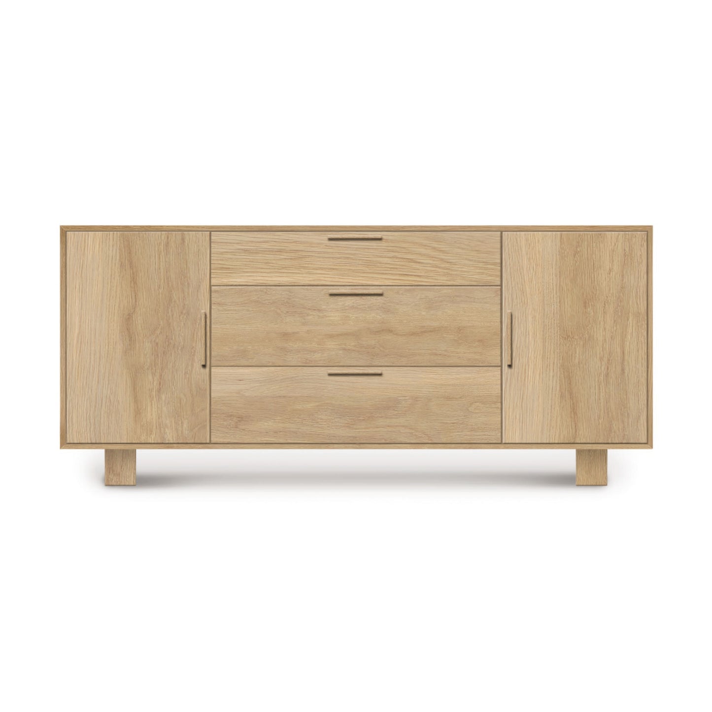 A Copeland Furniture Iso 2 Door, 3 Side Drawer Buffet, set against a white background.