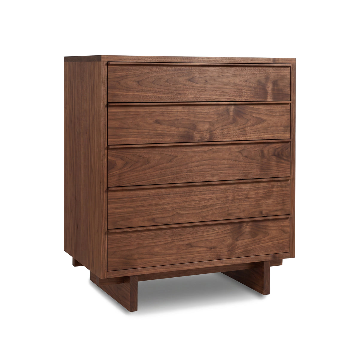 Kipling 5-Drawer Wide Chest by Vermont Furniture Designs, crafted from solid hardwood in a modern style, American made.