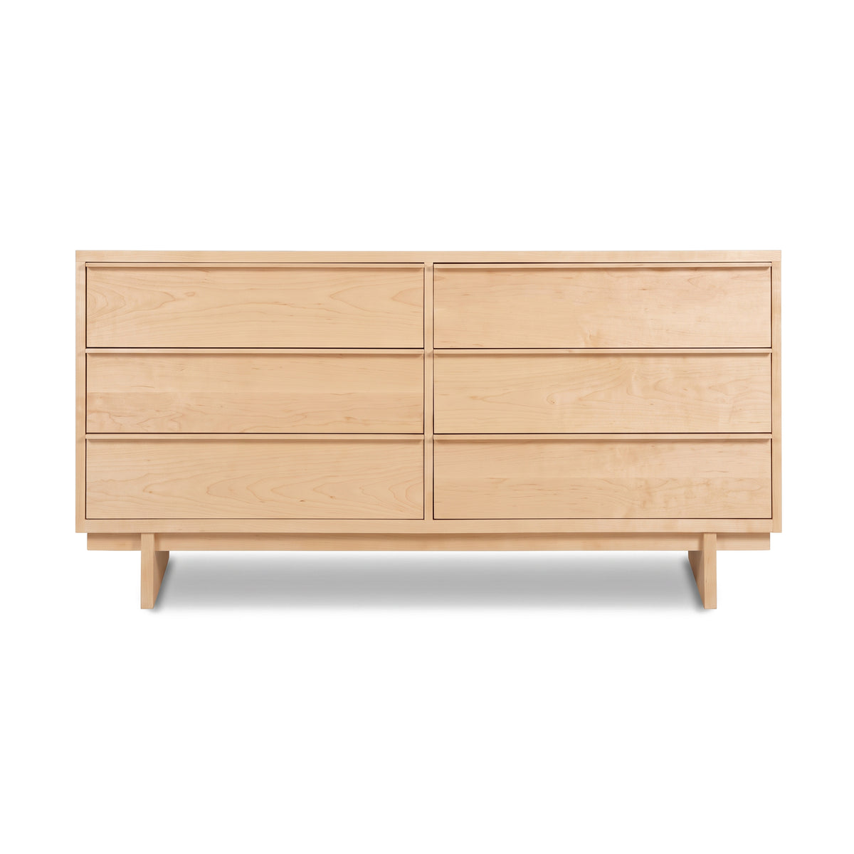 Kipling 6-Drawer Dresser by Vermont Furniture Designs features minimalist lines and quality American craftsmanship in solid wood construction.