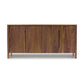 A Copeland Furniture Lisse Walnut Buffet sideboard with four doors on a white background.