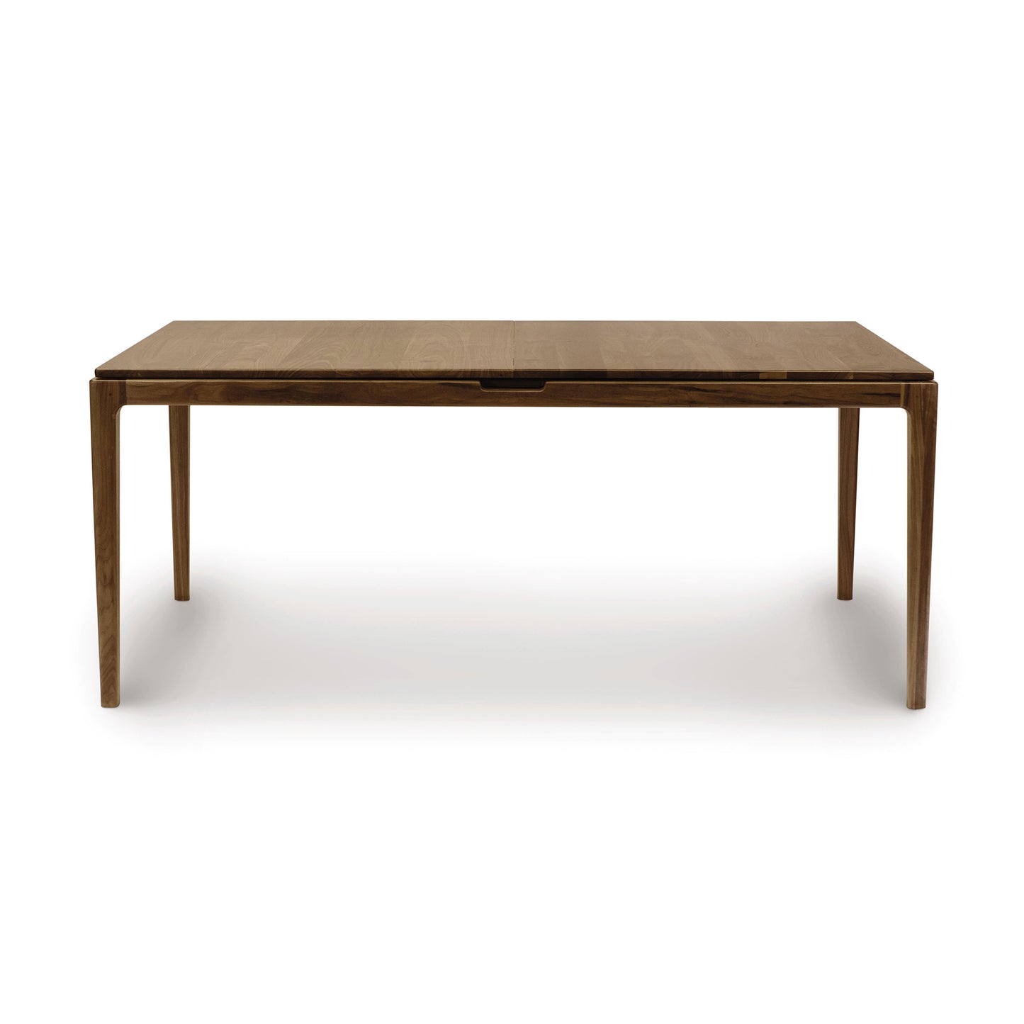 Lisse Extension Dining Table by Copeland Furniture, rectangular walnut with four straight legs.