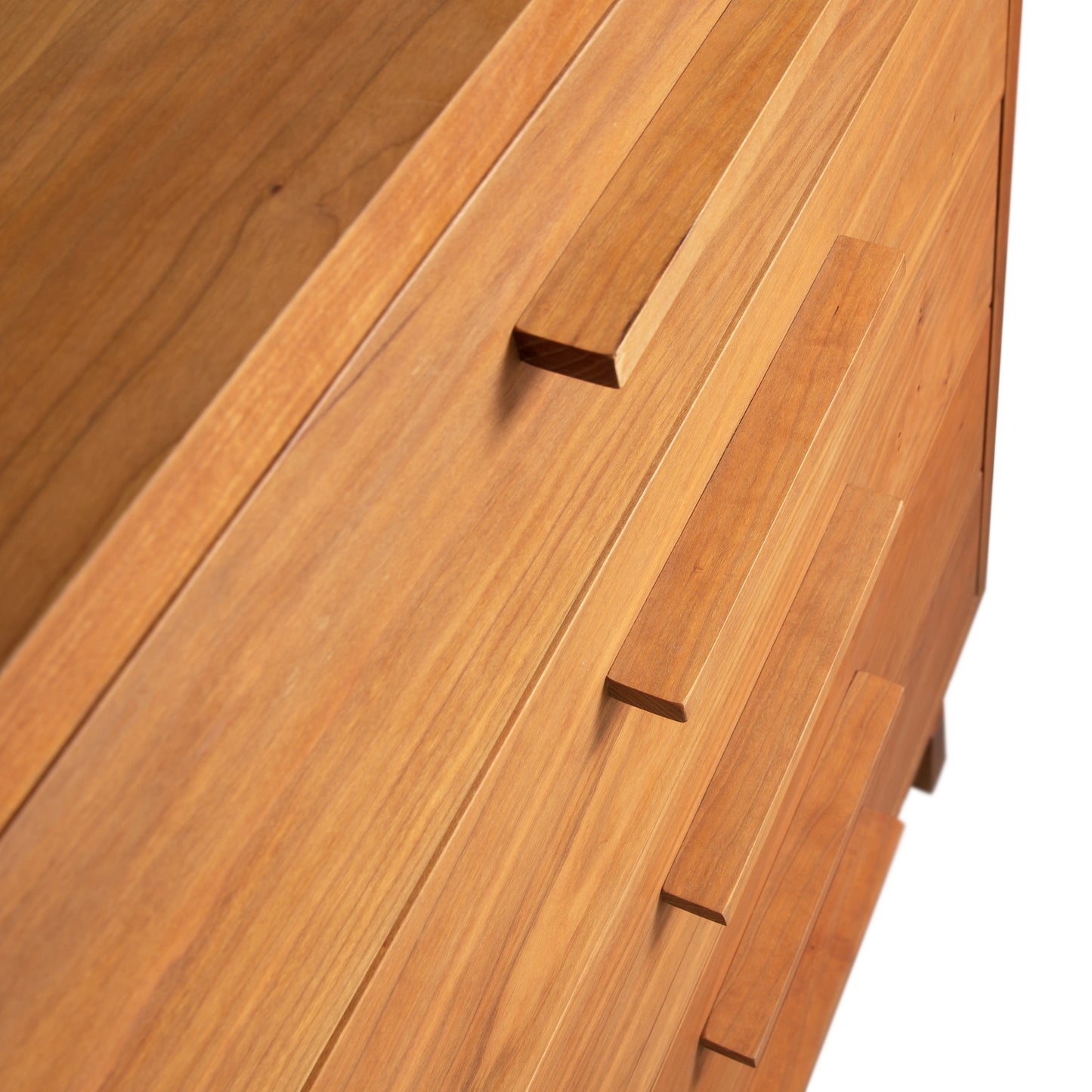 Loft 5-Drawer Chest by Vermont Furniture Designs crafted from solid hardwood, showcasing fine American craftsmanship and elegant design.