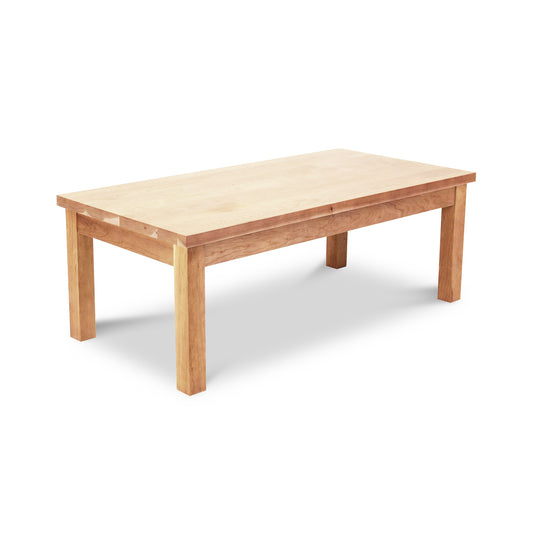 Lyndon Furniture Modern Mission Coffee Table featuring four straight legs and a sleek, minimalist design.