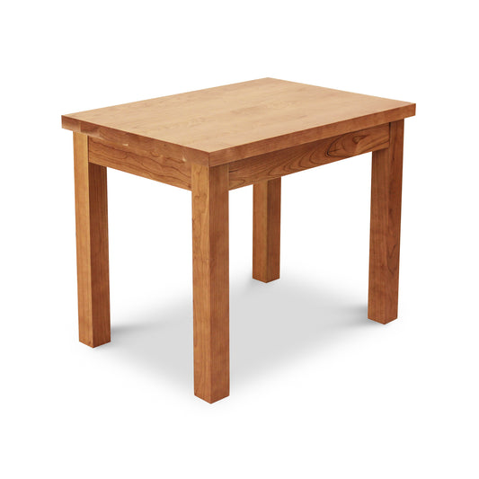 Lyndon Furniture Modern Mission End Table crafted from sustainably harvested wood, featuring a rectangular top and clean-lined legs.