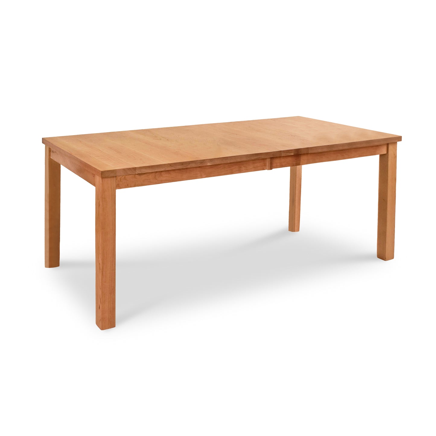 Lyndon Furniture Modern Mission Parsons Extension Table made of solid wood with a rectangular top and sturdy four-leg design.