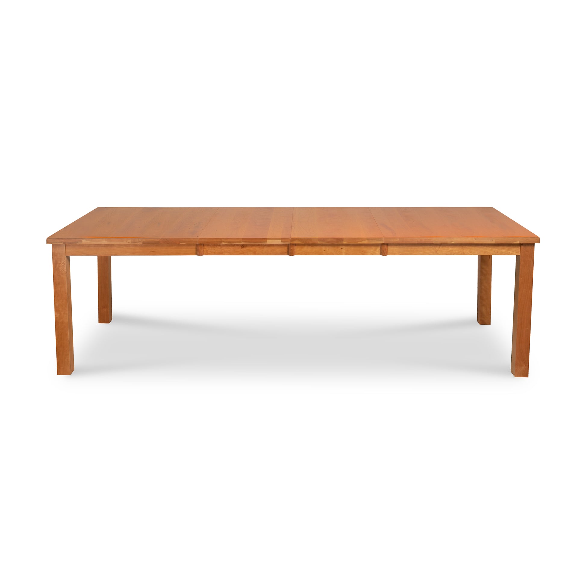 Modern Mission Parsons Extension Table by Lyndon Furniture, crafted from sustainably harvested wood, showcasing clean lines and high-quality craftsmanship.