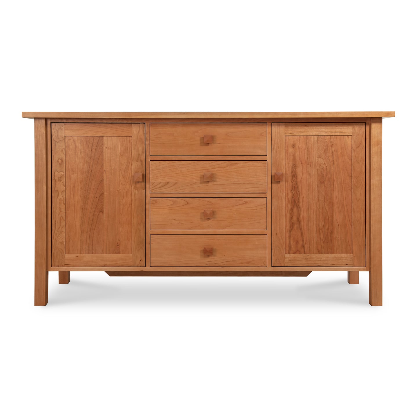 A Lyndon Furniture Modern Mission Sideboard with modern styling and drawers.