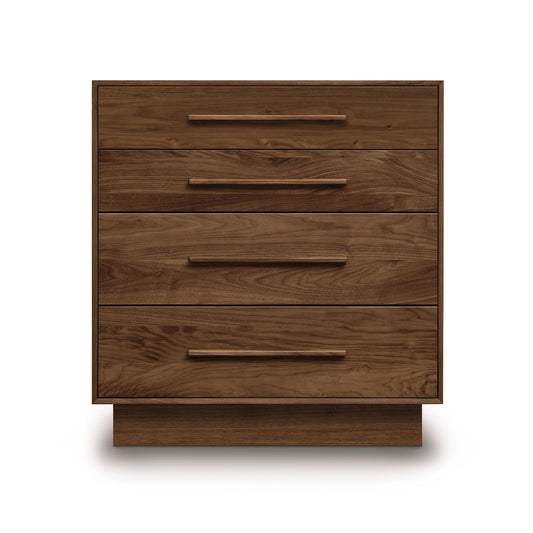 Moduluxe 4-Drawer Chest by Copeland Furniture in solid wood, part of an eco-friendly bedroom collection.