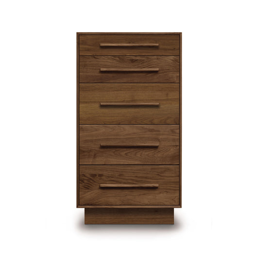 An eco-friendly Copeland Furniture Moduluxe 5-Drawer Chest on a plain white background.