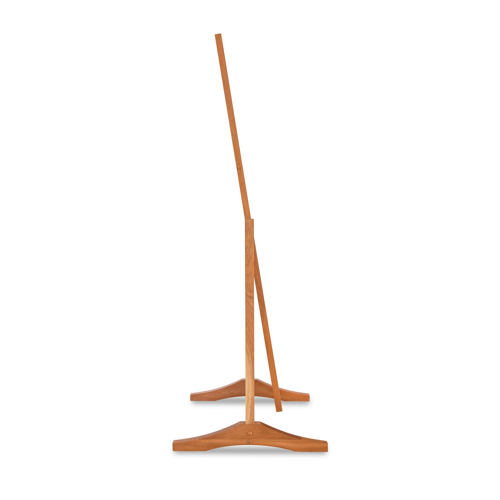 Lyndon Furniture New England Shaker Floor Mirror with classic A-frame design and sturdy base, showcasing timeless Shaker craftsmanship.