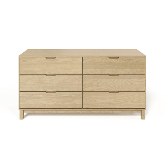 Solid oak Copeland Oslo Dresser featuring a minimalist design with recessed handles.