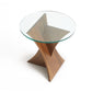 Planes Round Glass Top End Table from Copeland Furniture